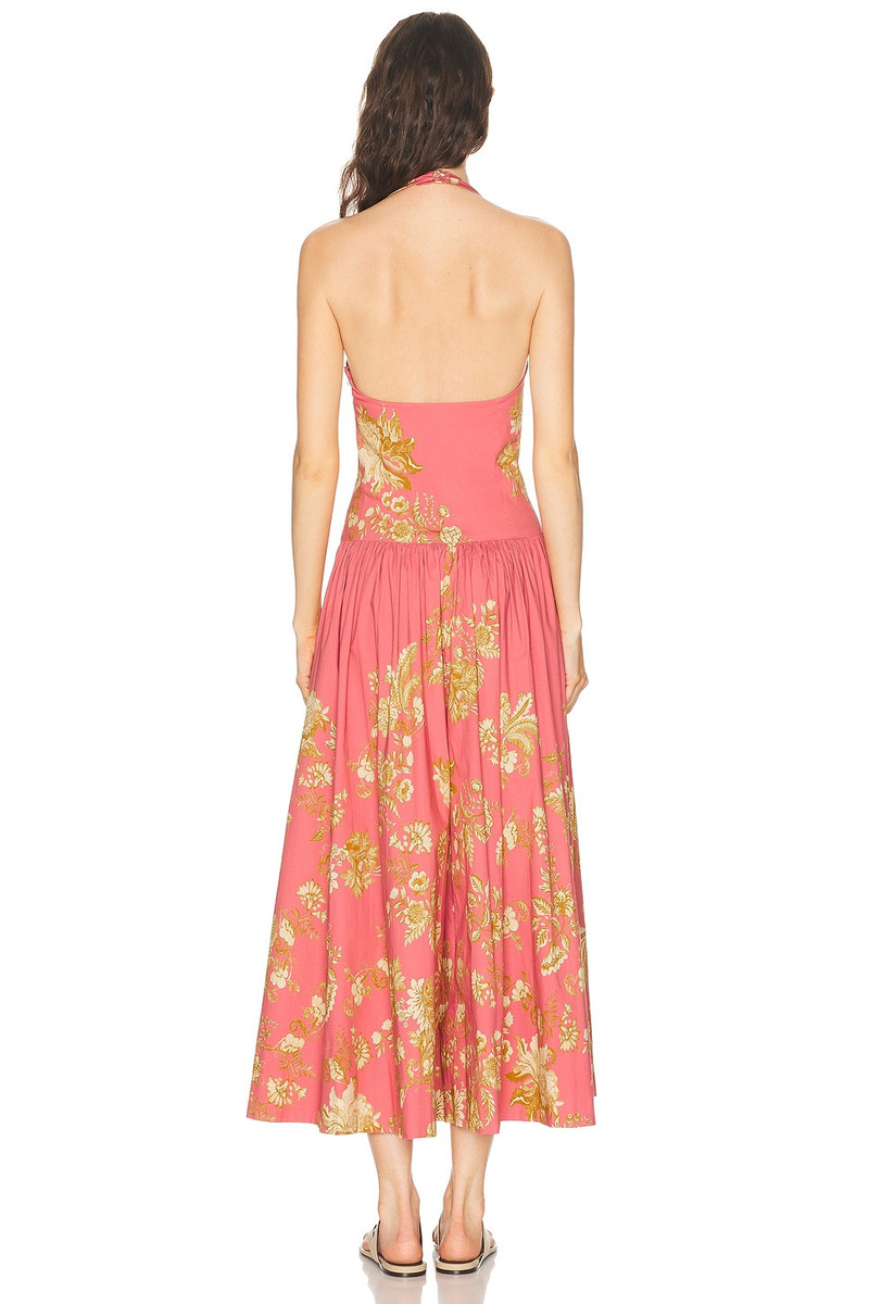 HEMANT & NANDITA Dani Halter Neck Maxi Dress outlook