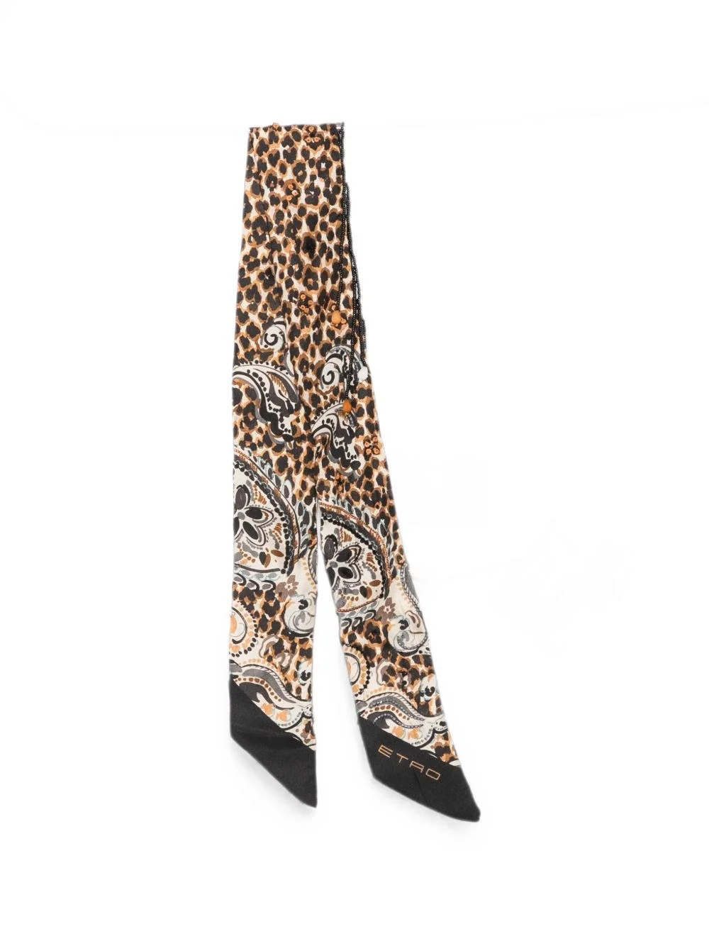 Printed silk foulard - 1