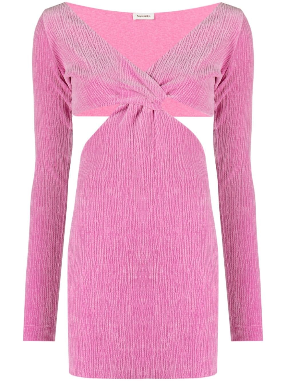 Desta cut-out velvet dress - 1