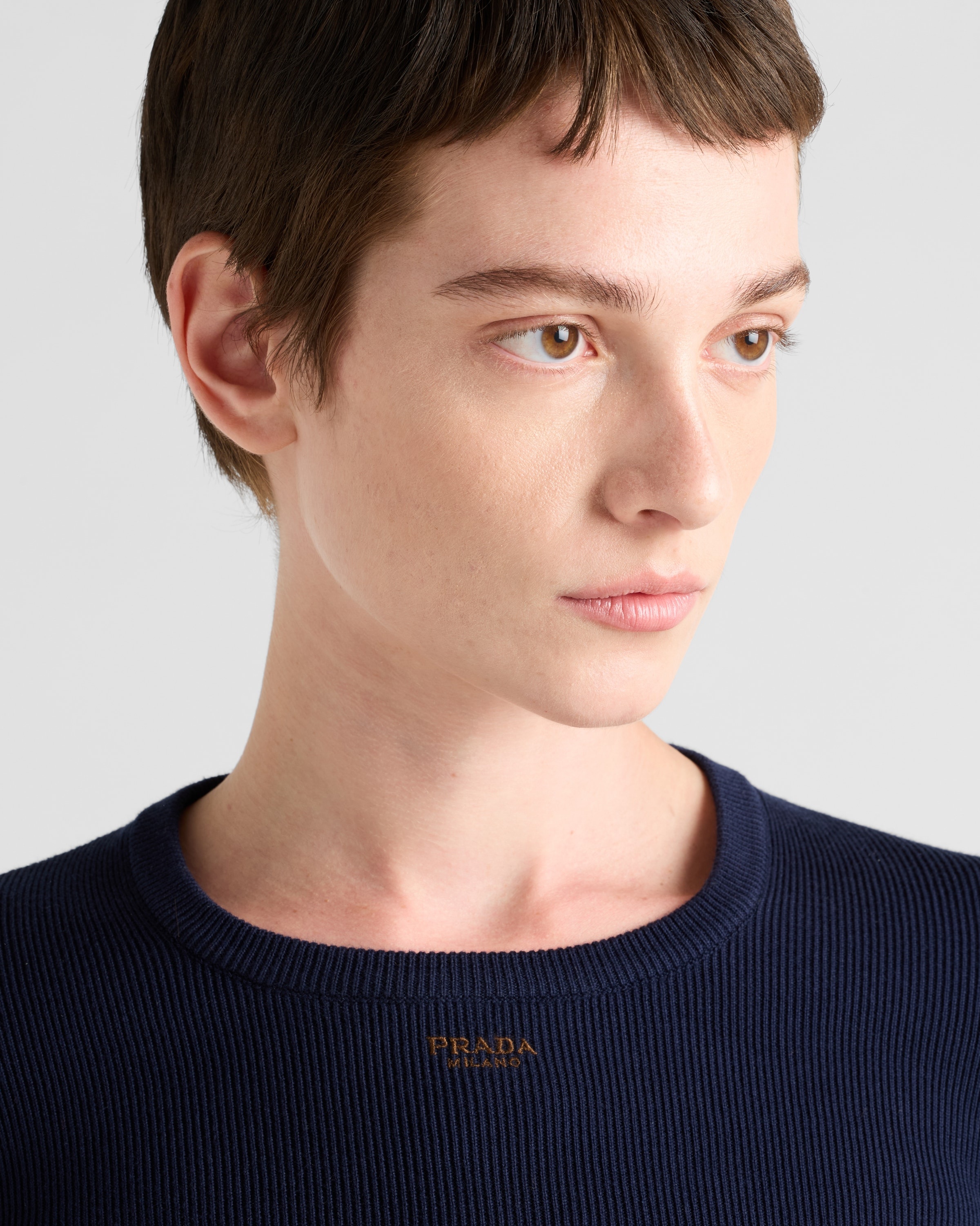 Cotton crew-neck sweater - 3