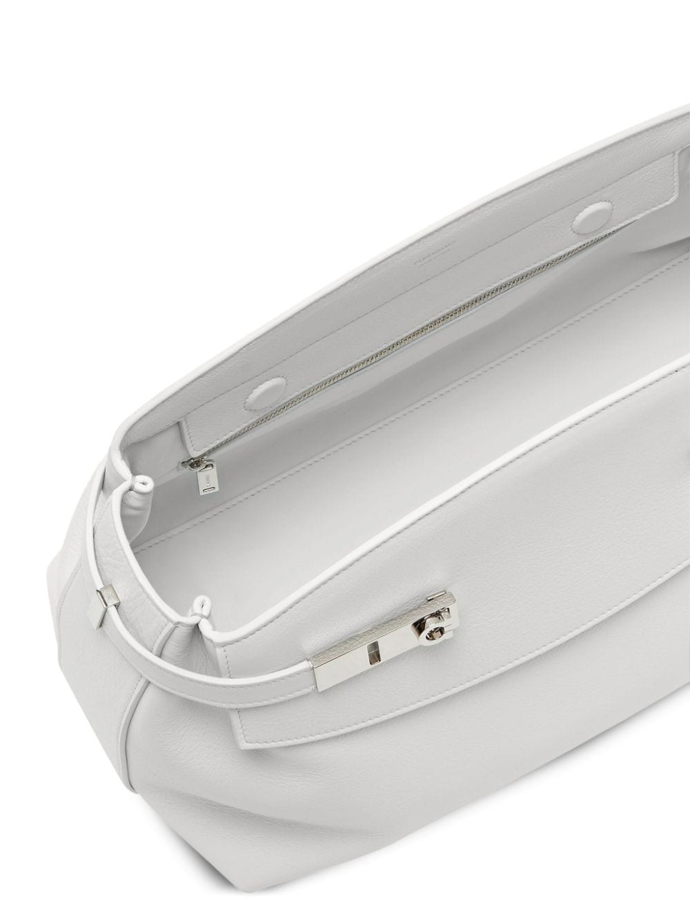 Hug leather clutch bag - 5