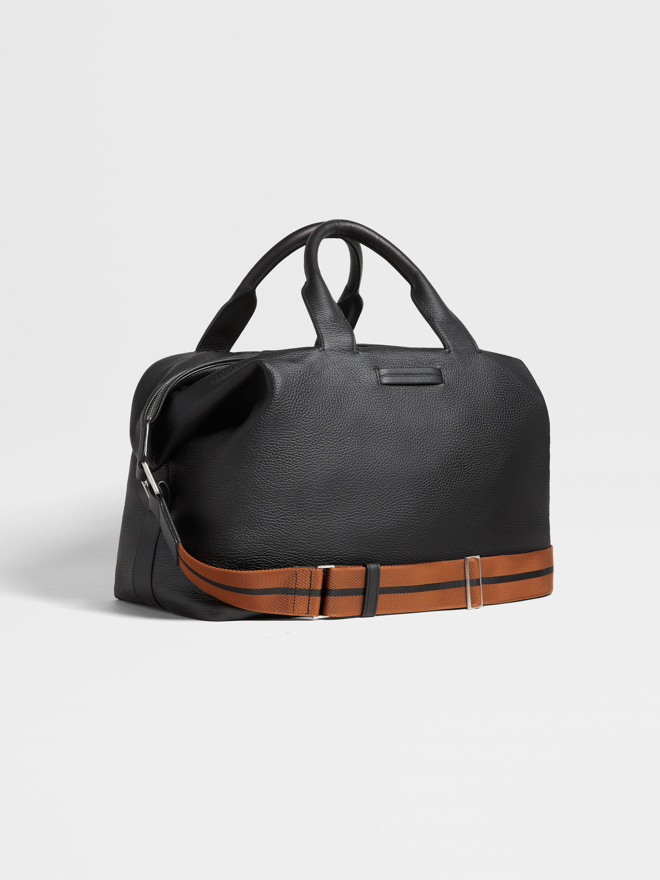 BLACK DEERSKIN HOLDALL RAGLAN - 3