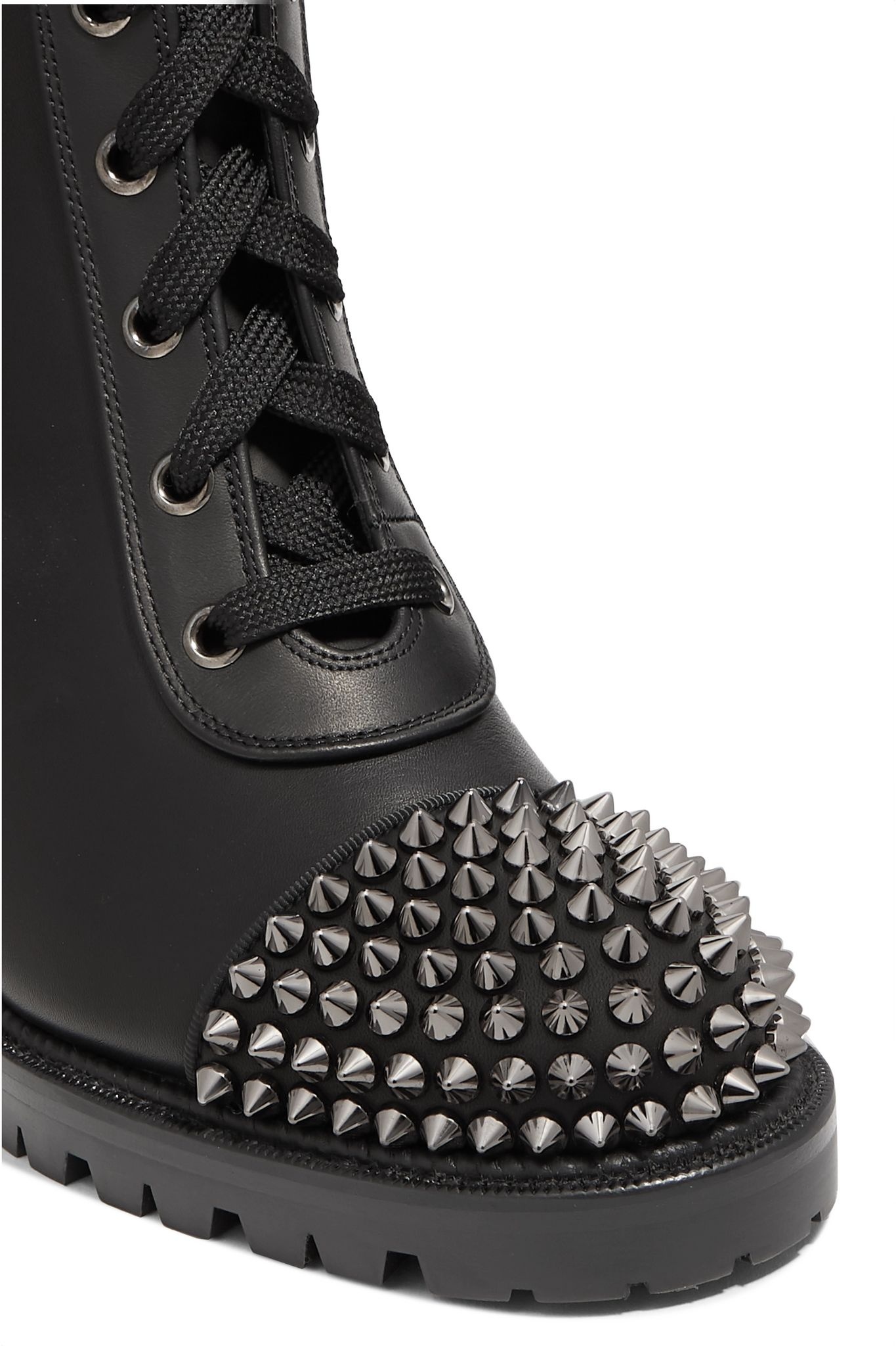 TS Croc 70 spiked leather ankle boots - 5