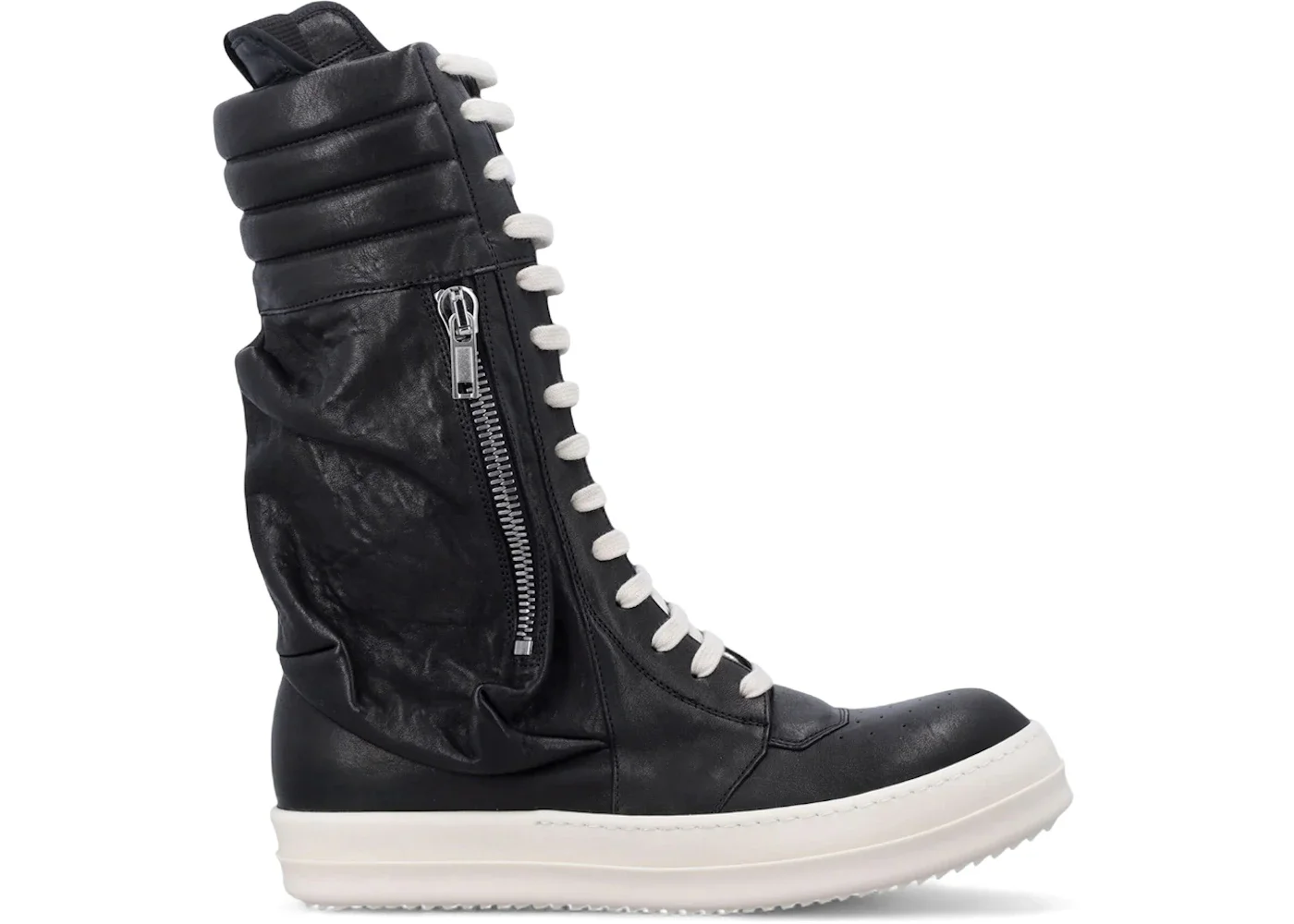 Rick Owens Cargo Geobasket Black Milk - 1