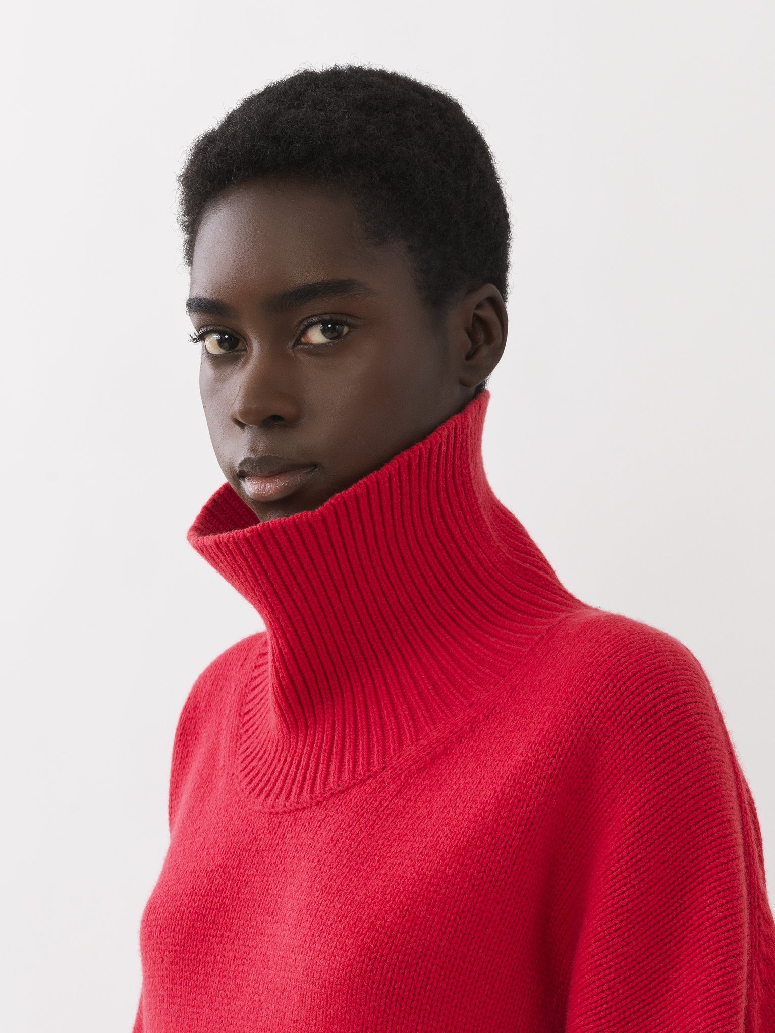 GENEROUS HIGH-NECK SWEATER - 6