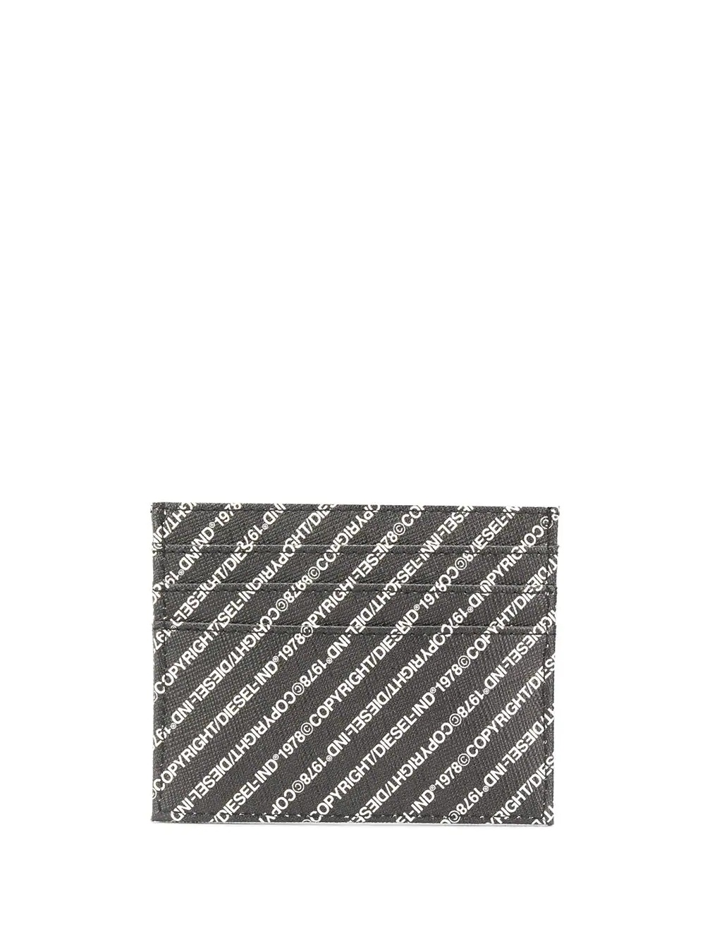 logo-print cardholder - 2