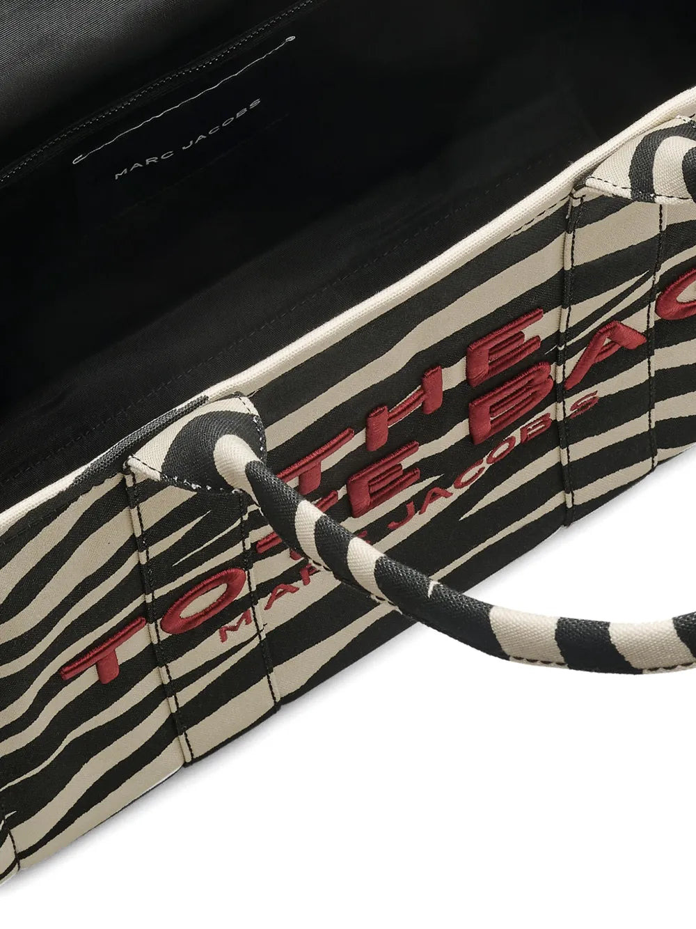 MARC JACOBS - Women The Zebra Canvas Large Tote Bag - 6
