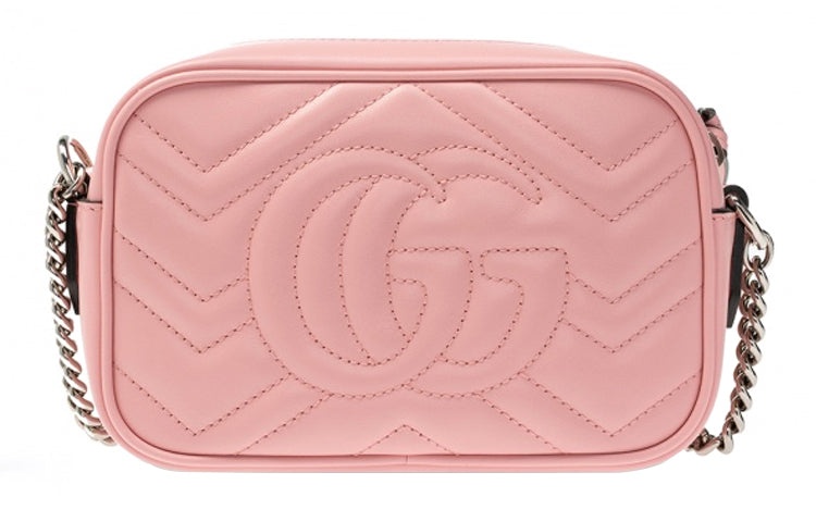 (WMNS) Gucci GG Marmont Matelasse Mini Bag 'Wild Rose' 634936-DTD1P-5815 - 3