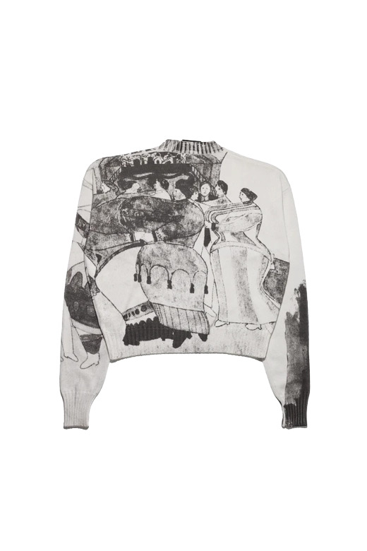ERD The Ballroom Dance Sweater White - 2
