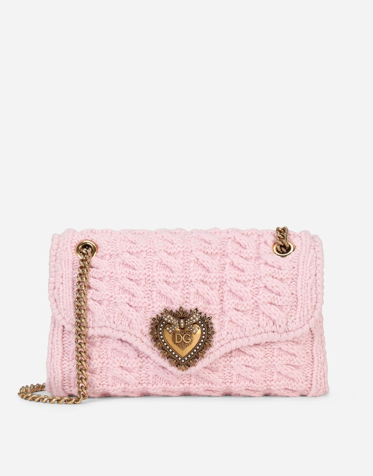 Large knit Devotion shoulder bag - 1