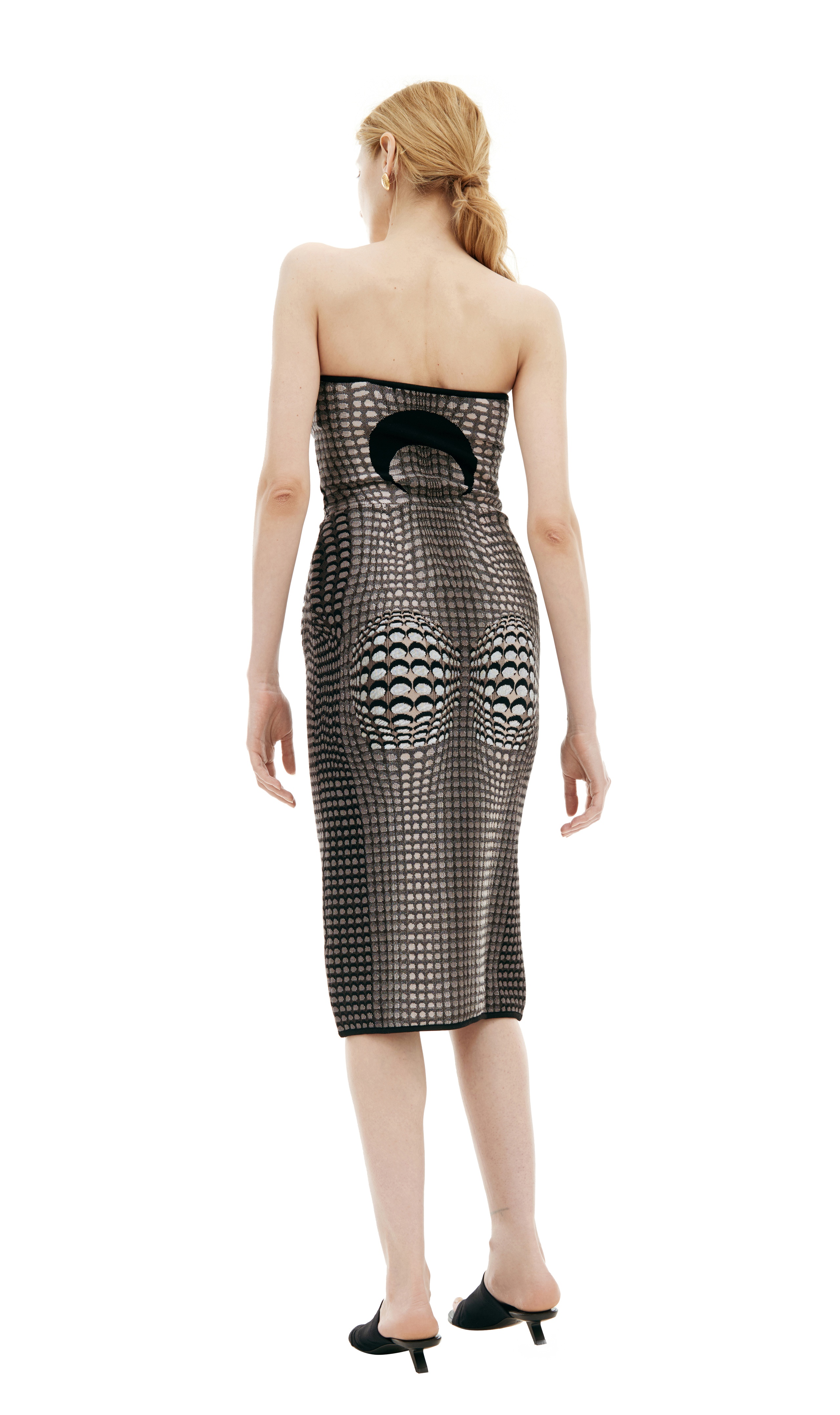 MONOPRINT MIDI DRESS - 4