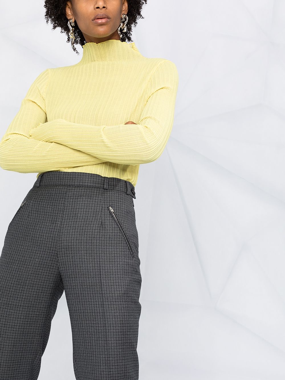 check tapered trousers - 3