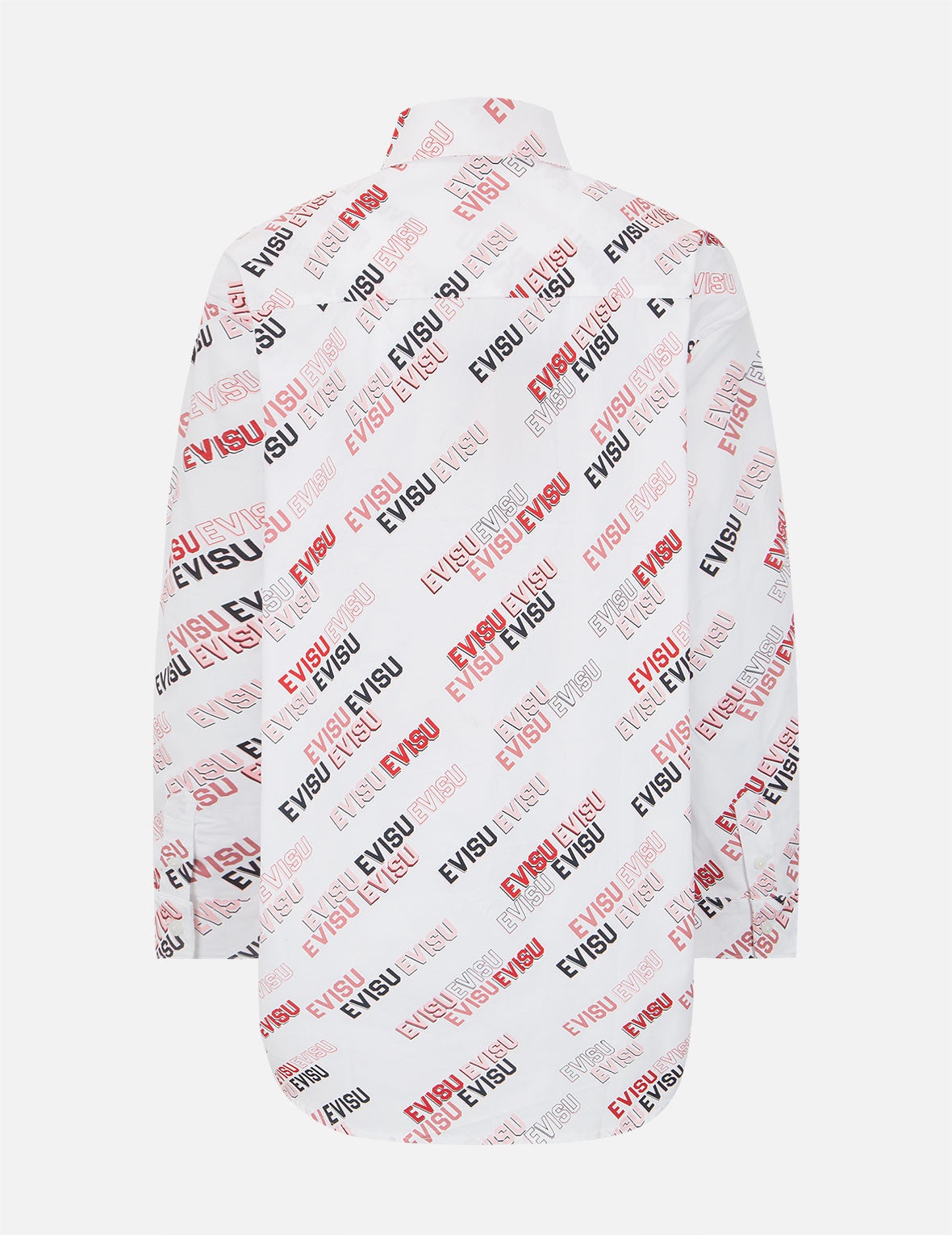 Allover Logo Print Shirt Dress - 2