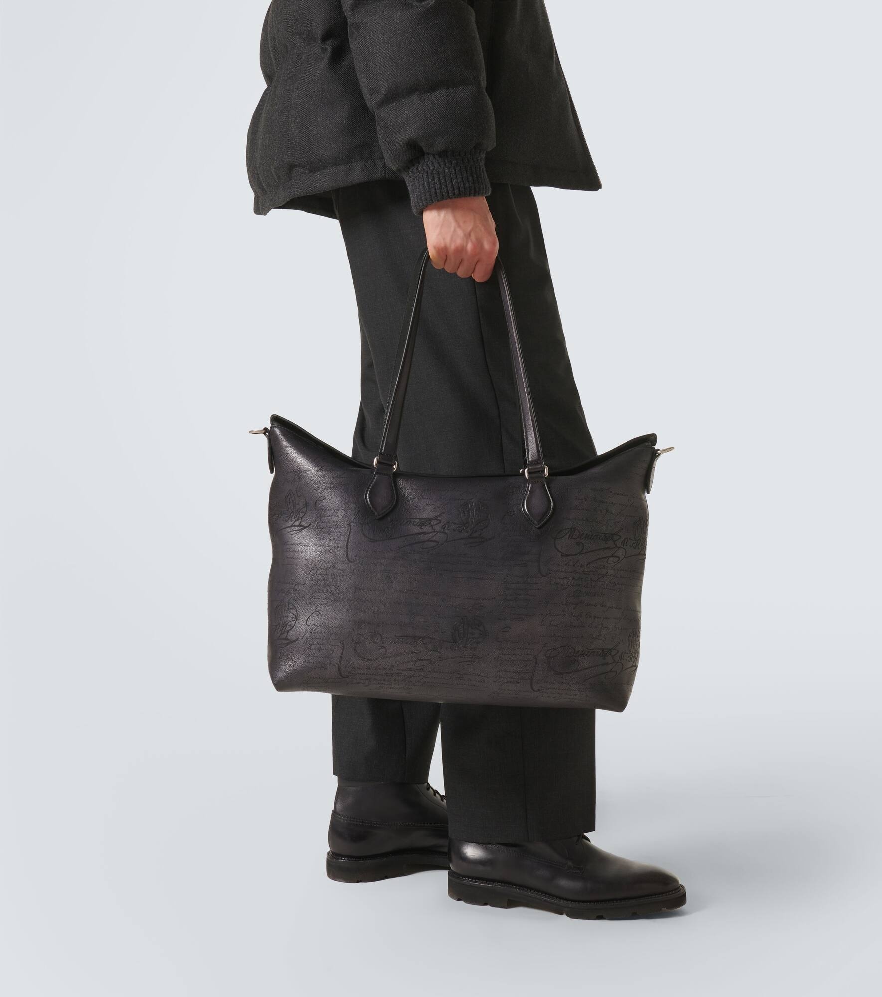 Late Hour Scritto leather tote bag - 2
