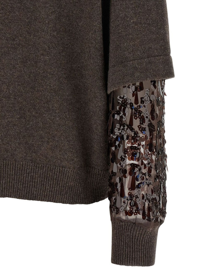sequin-embellished cashmere sweater 4