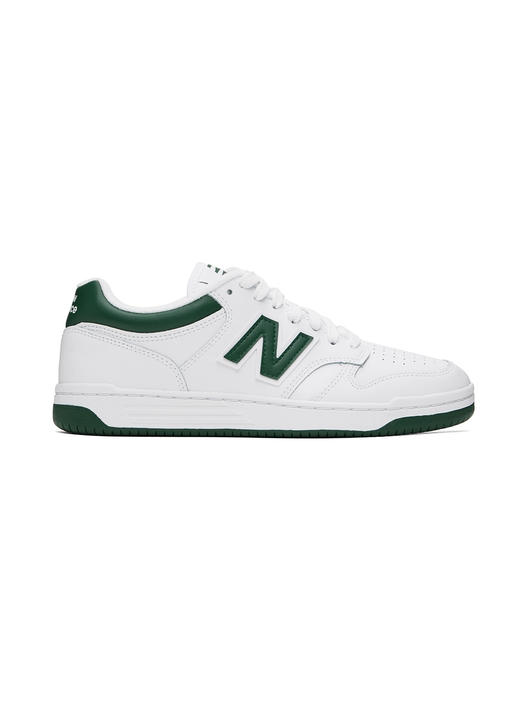 White & Green 480 Sneakers - 1