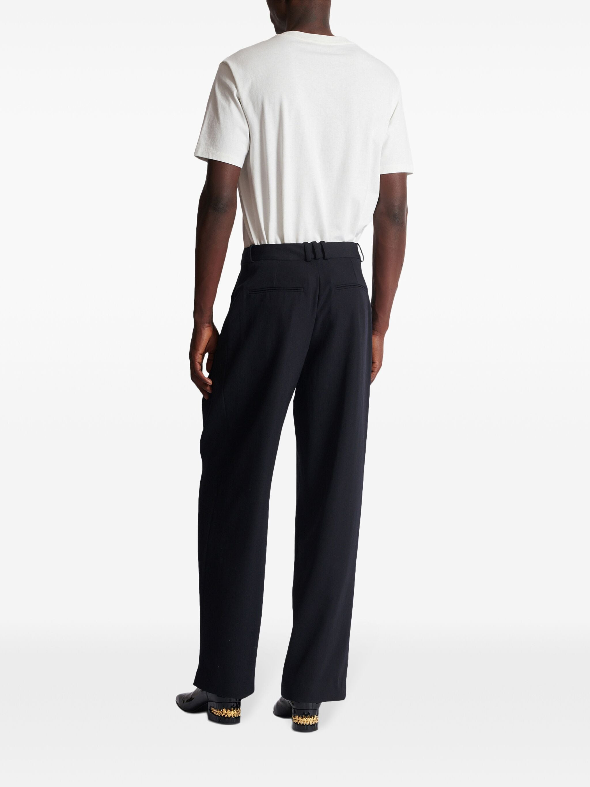 Balmain Men Gdp Pleated Pants - 6