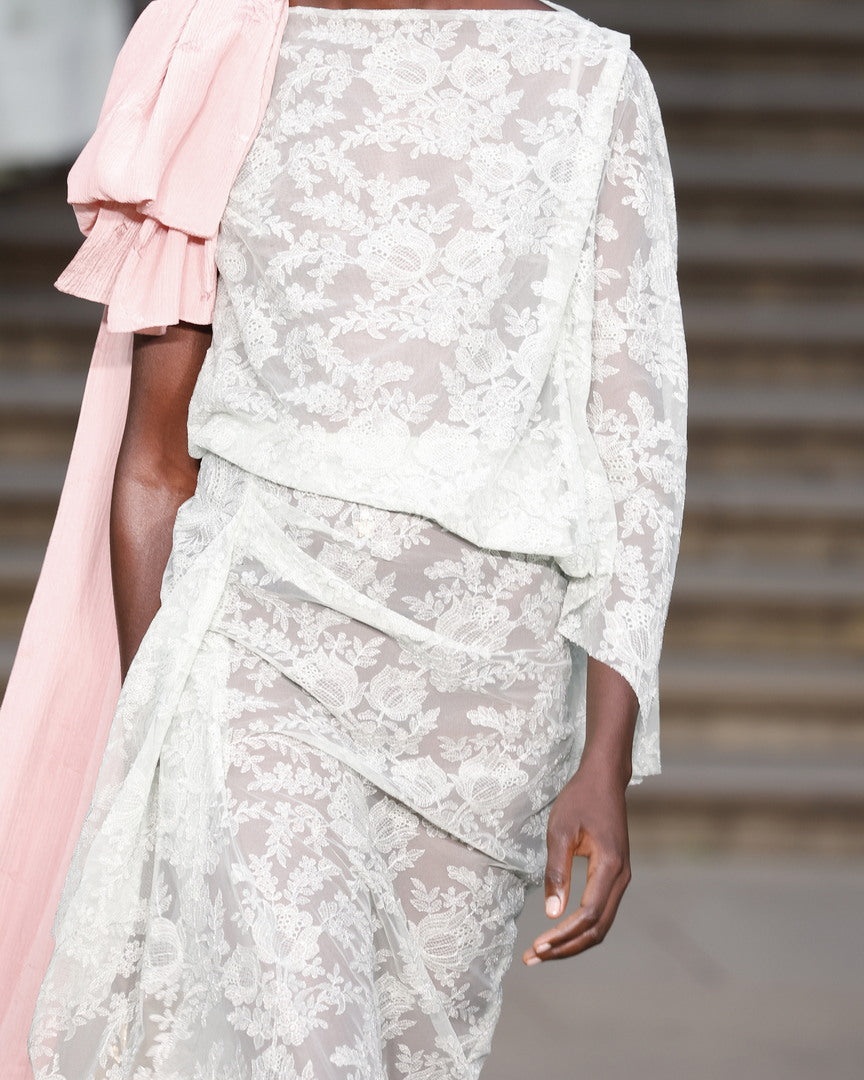 ASYMMETRICAL DRAPED COCKTAIL DRESS - 8