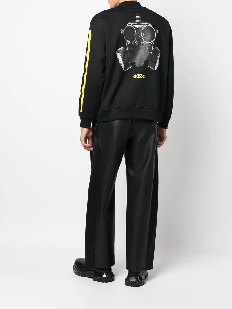 032c graphic-print long-sleeve sweatshirt outlook