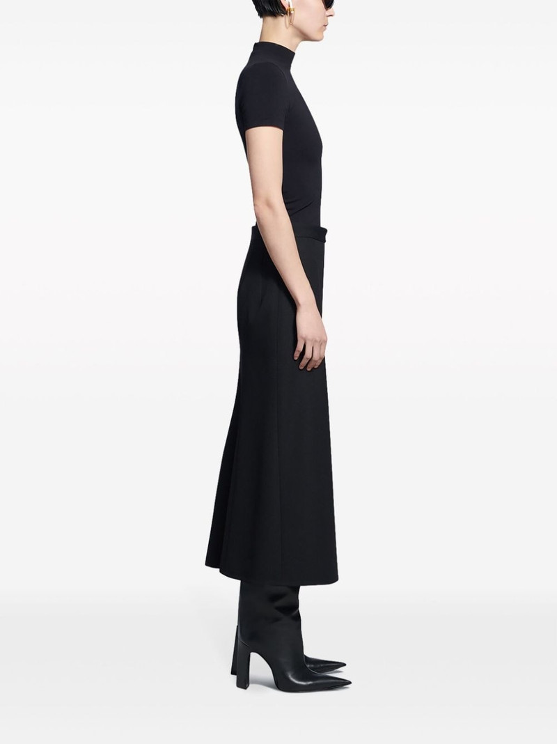 A-line flared wool skirt 3