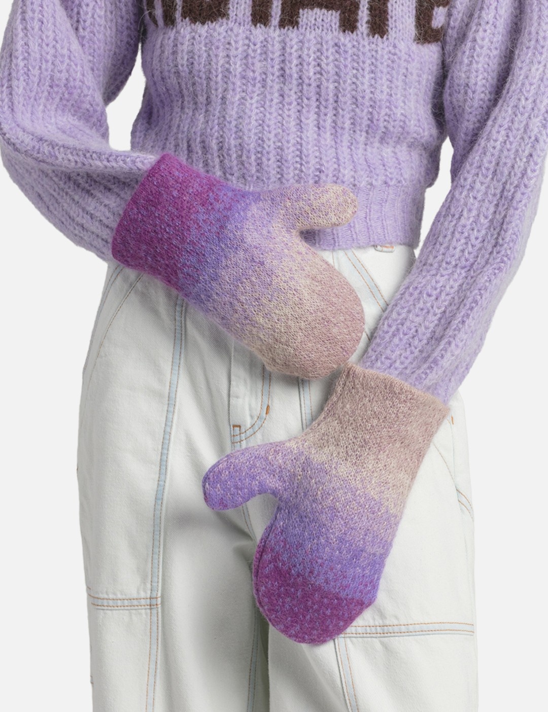 UNISEX GRADIENT GLOVES KNIT - 2