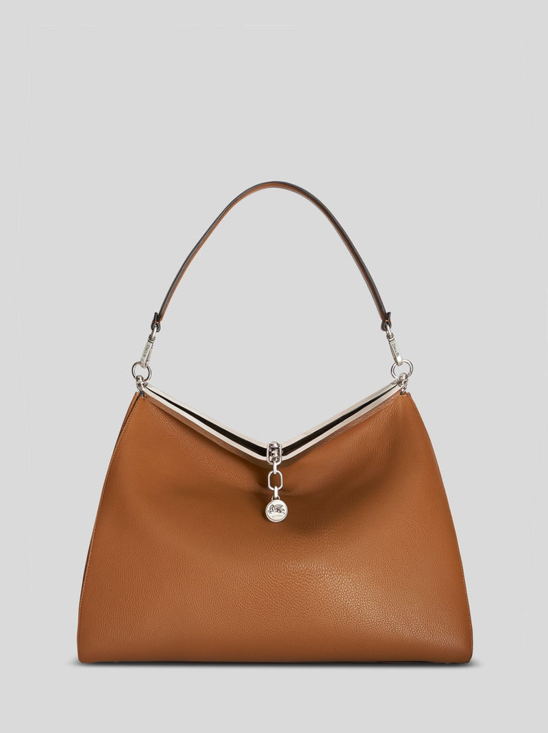 LARGE LEATHER VELA BAG 1