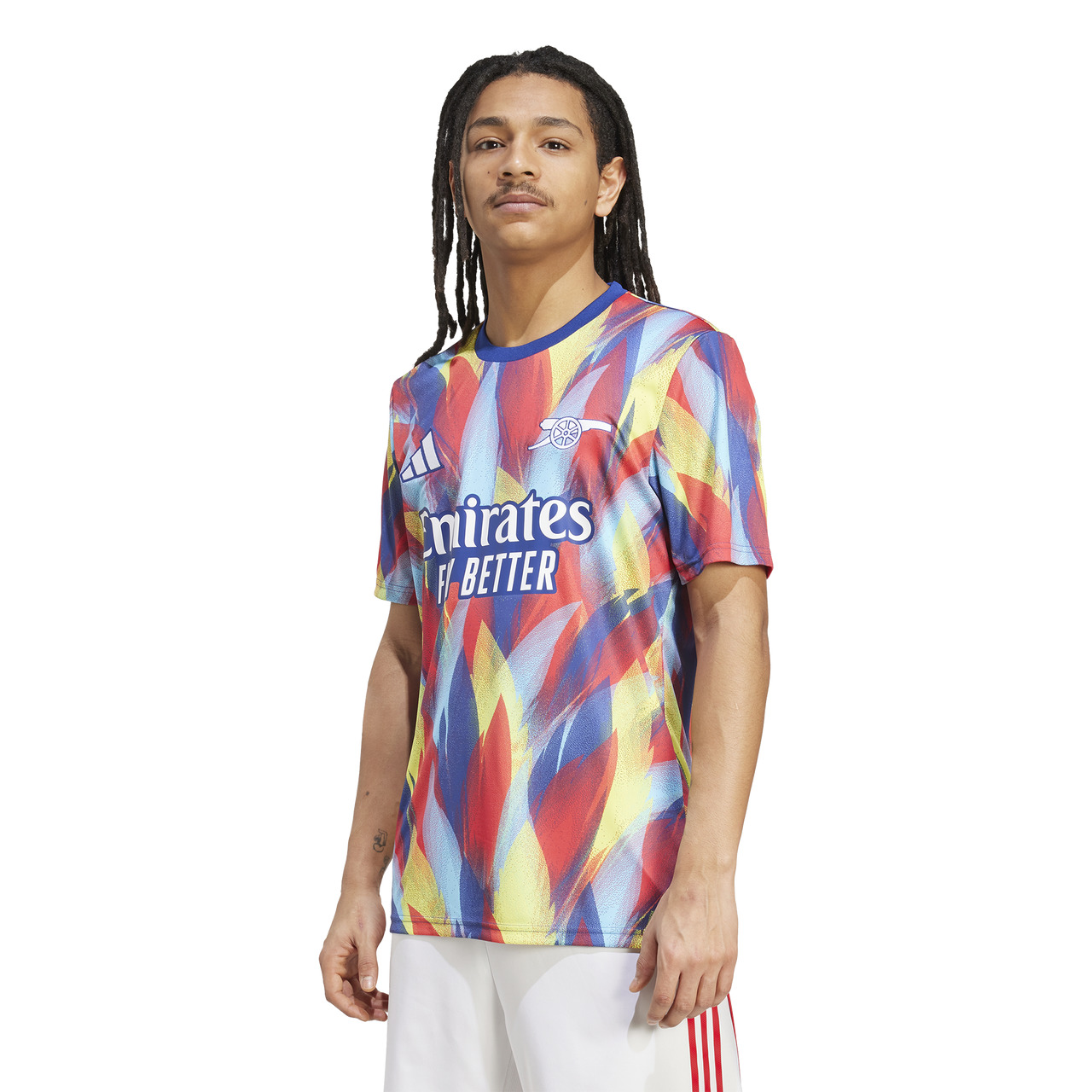 adidas Mens adidas Arsenal 25/26 Pre-Match Jersey - 1