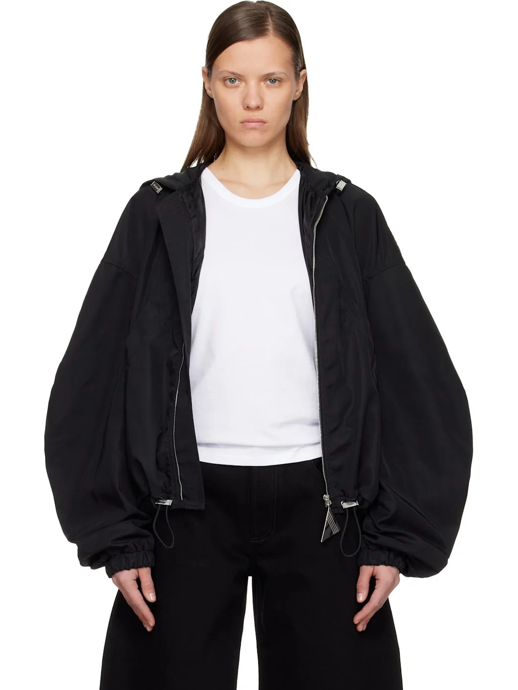 Black Bomber Jacket - 1