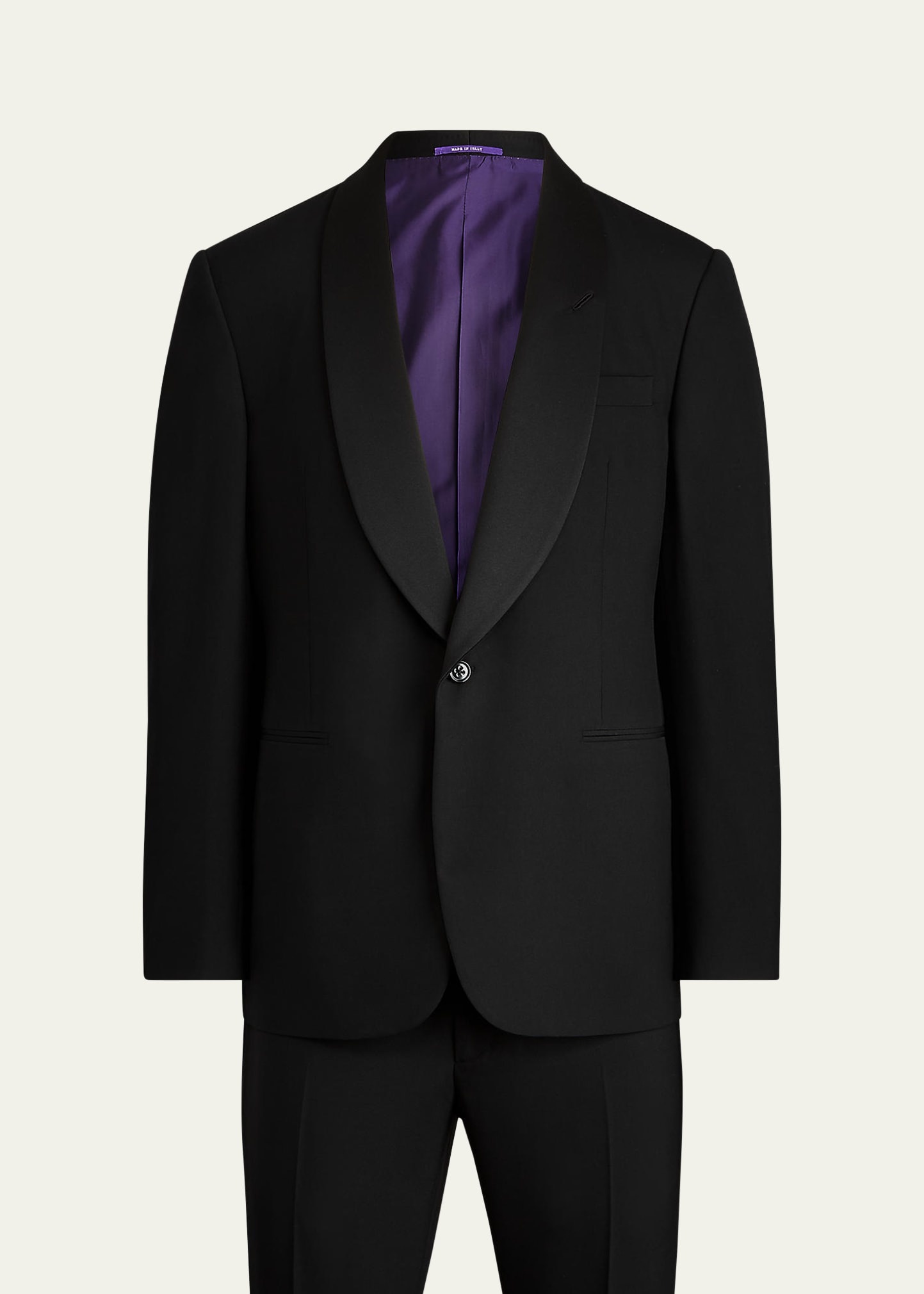 Men's Gregory Barathea Wool Shawl Tuxedo - 1