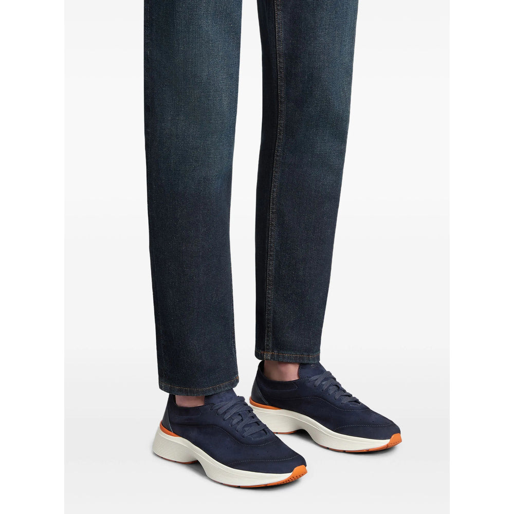 Santoni Blue Trainers - Low-Tops Men - 6