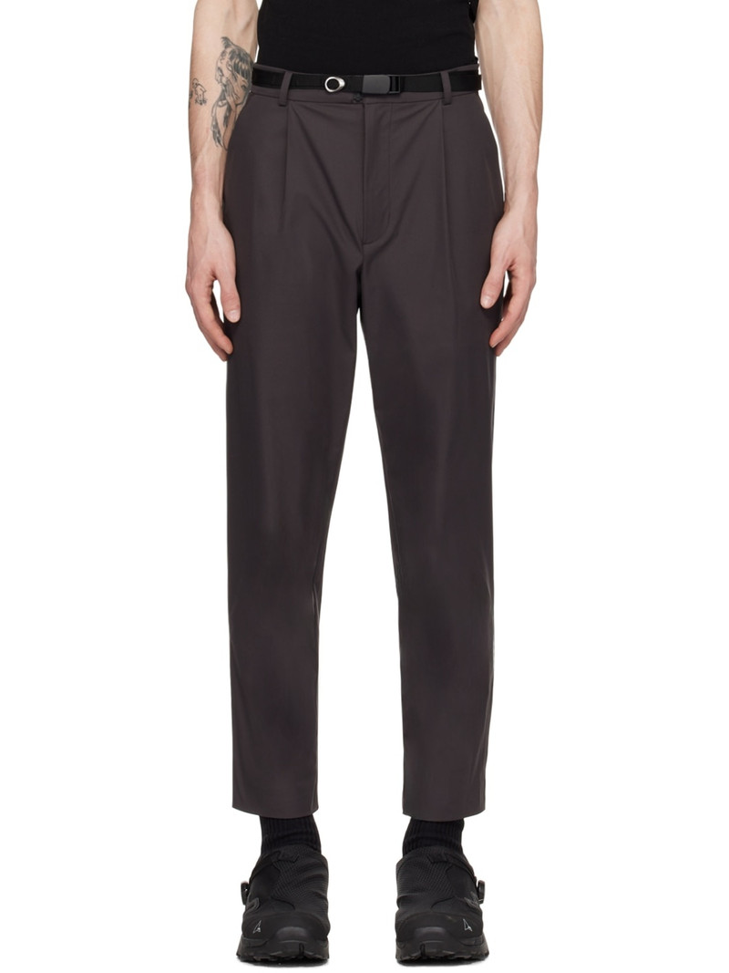 Gray Slim Trousers 1