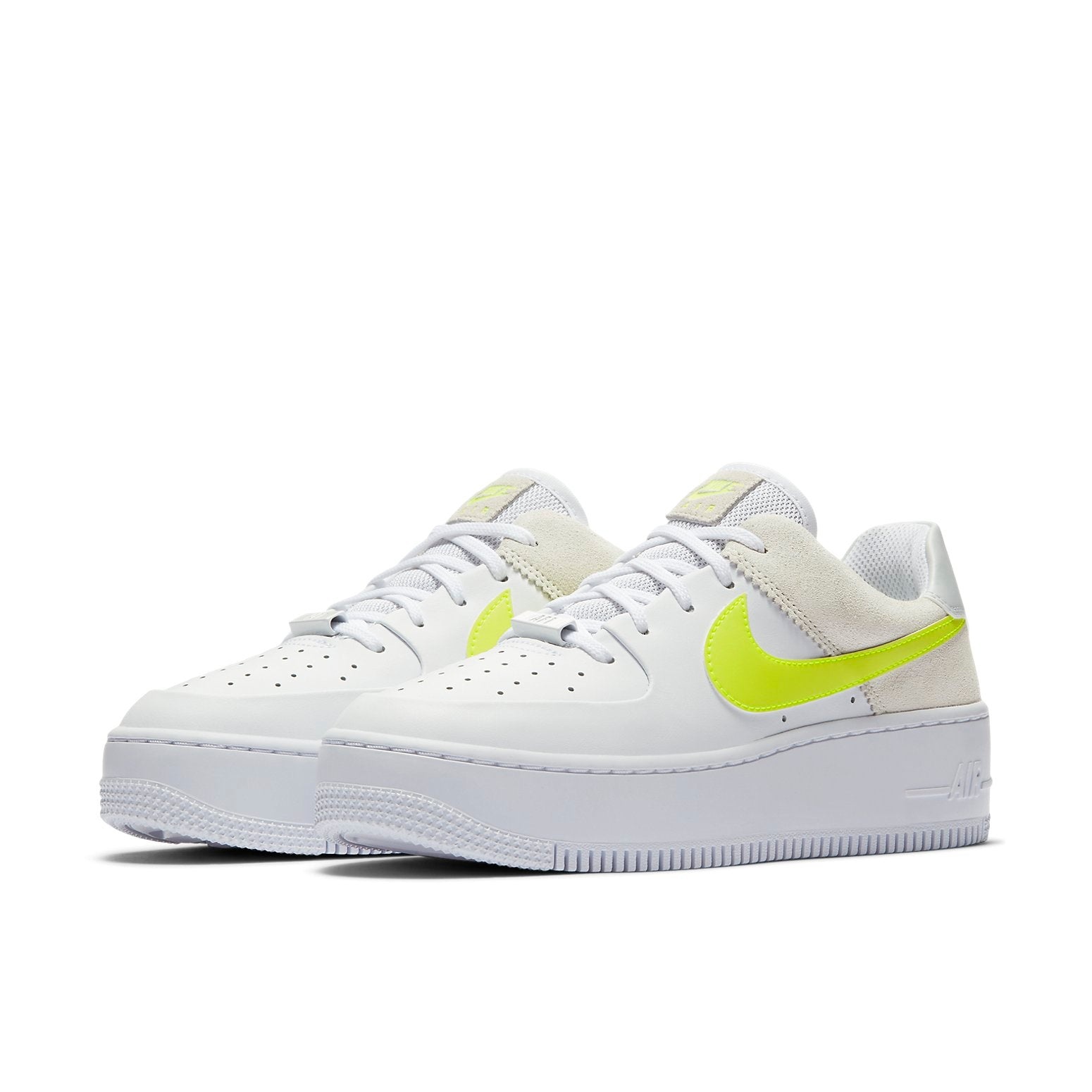 (WMNS) Nike Air Force 1 Sage Low 'White Lemon Venom' CW2652-100 - 3