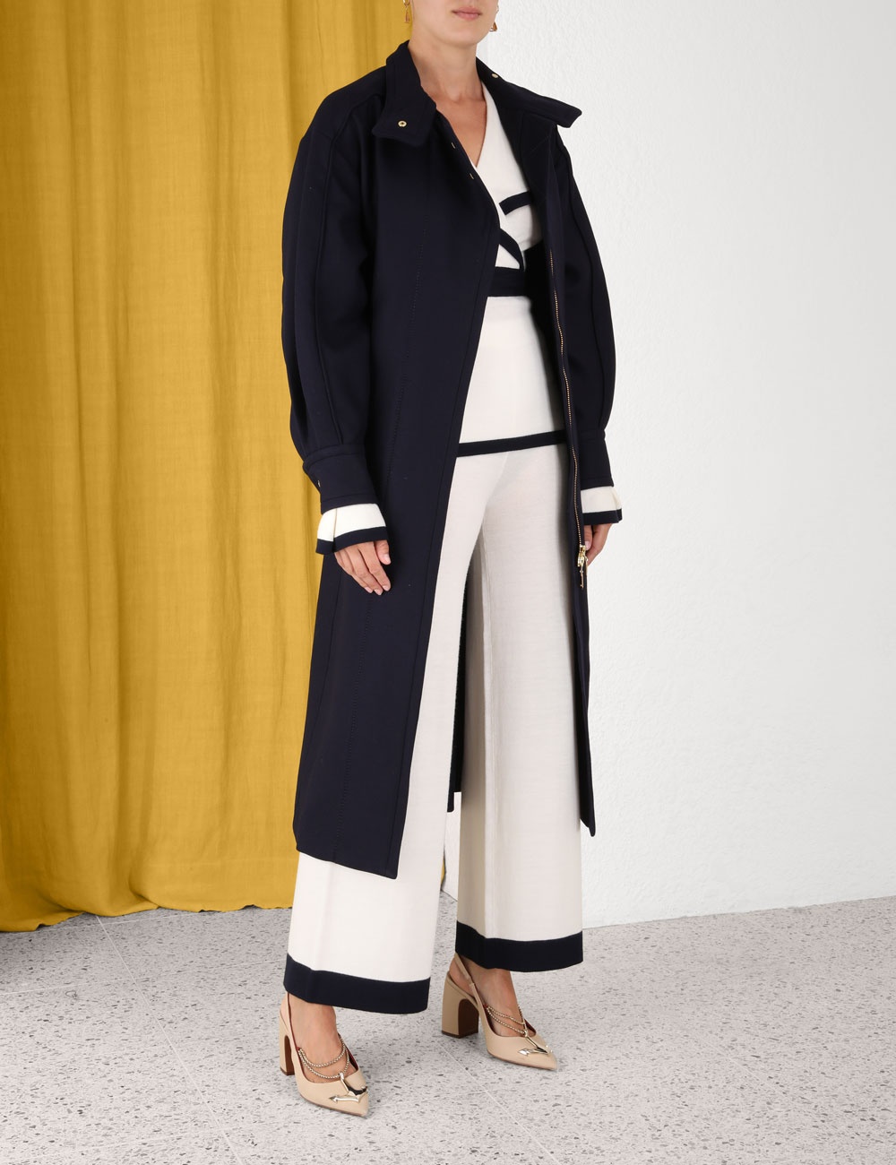HIGH TIDE FUNNEL NECK COAT - 8