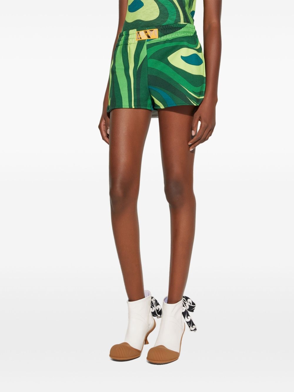 Marmo-print shorts - 4