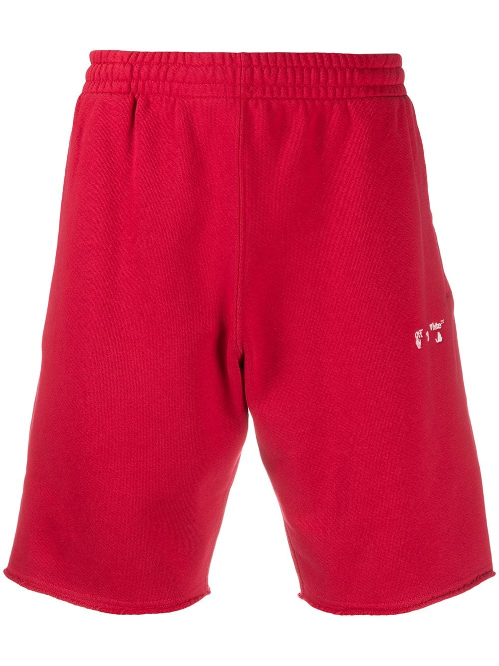 Diagonals cotton track shorts - 1