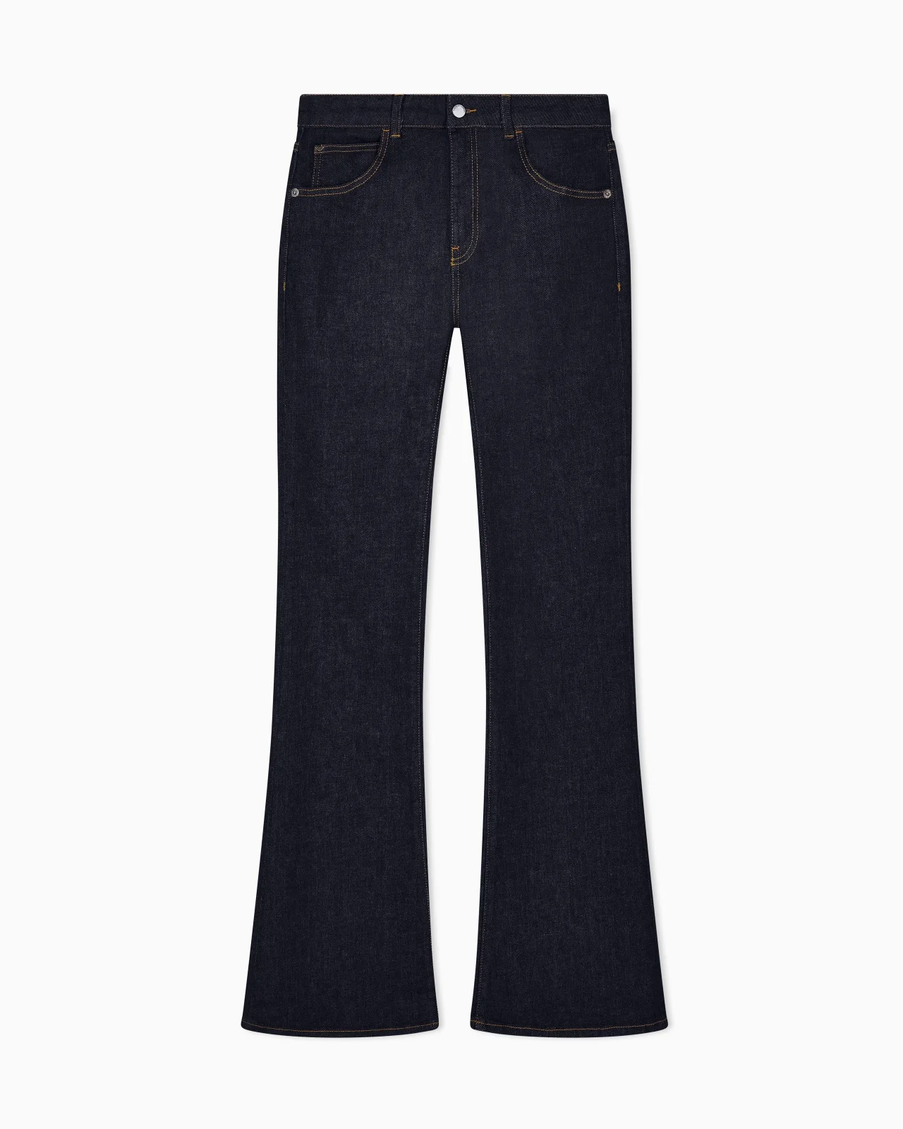 J47 Medium high-waisted, lightly worn-look, flared, stretch-denim jeans - 1