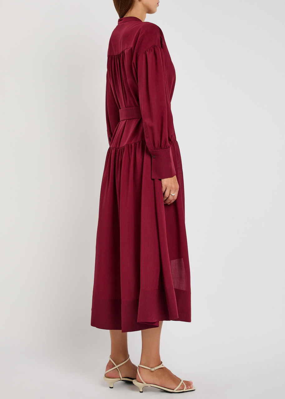 Joseph Emma Wool-blend Midi Shirt Dress - 3