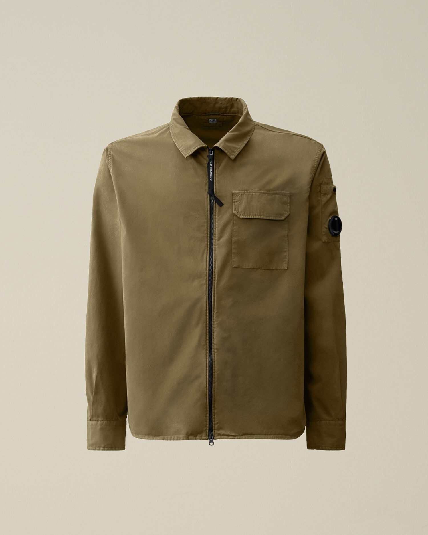 Gabardine Zipped Shirt - 1