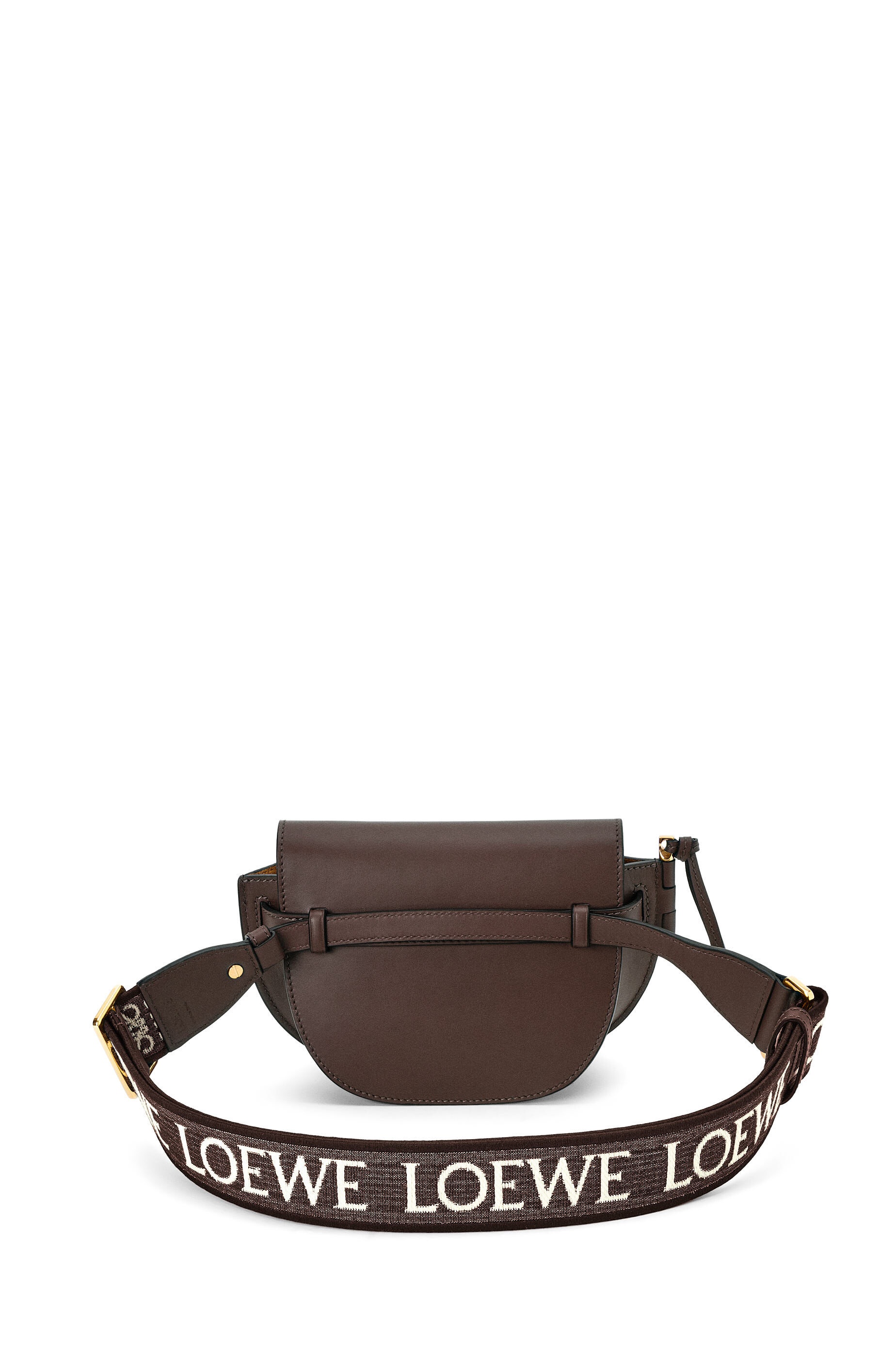 Mini Gate Dual bag in soft calfskin and jacquard - 5