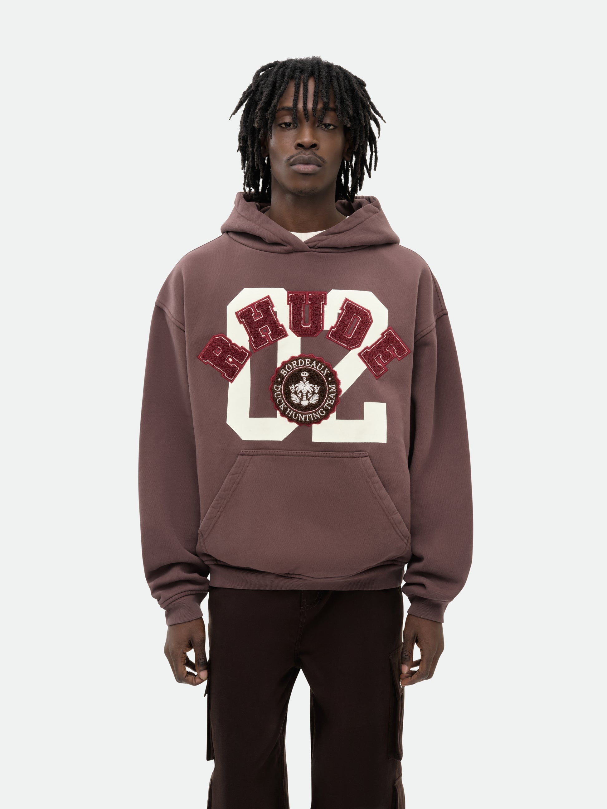 RHUDE CHENILLE HUNTING CLUB HOODIE - 6