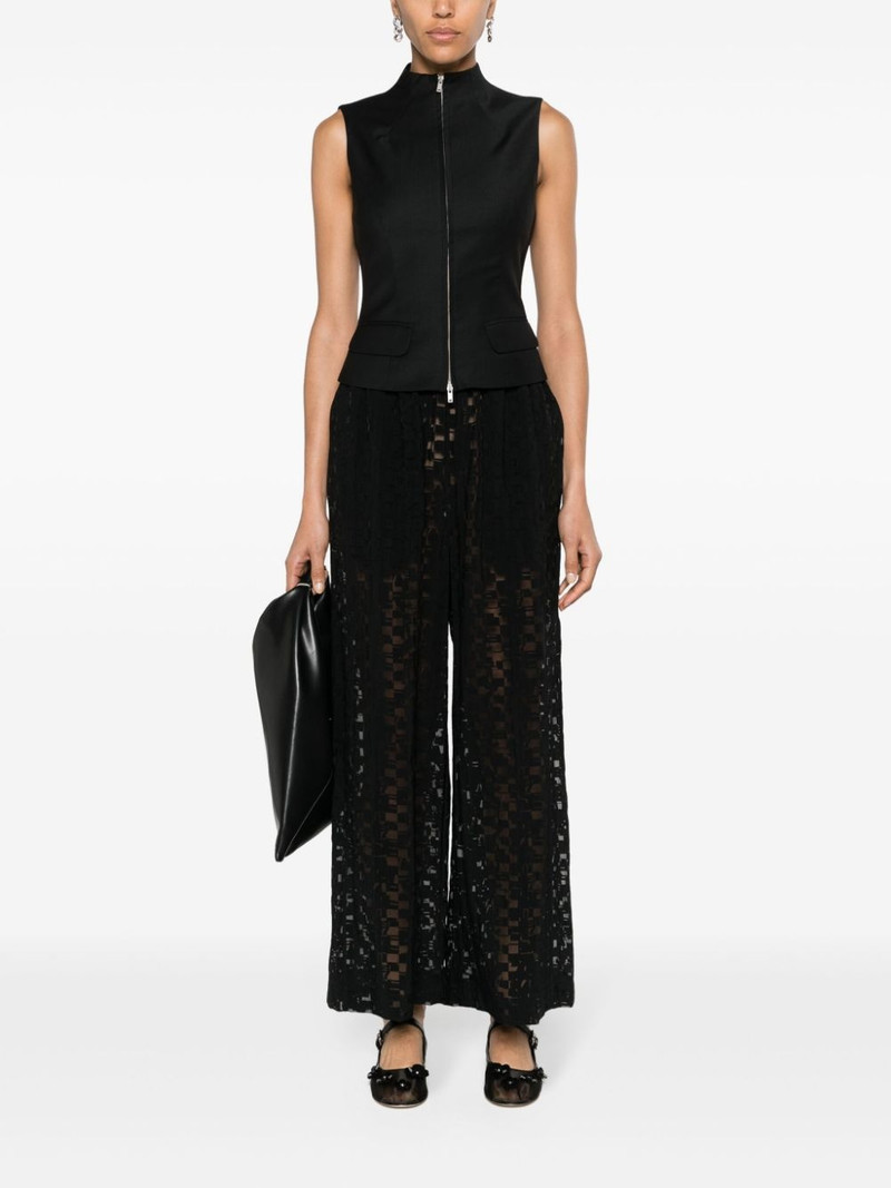 HENRIK VIBSKOV Waybill semi-sheer trousers outlook