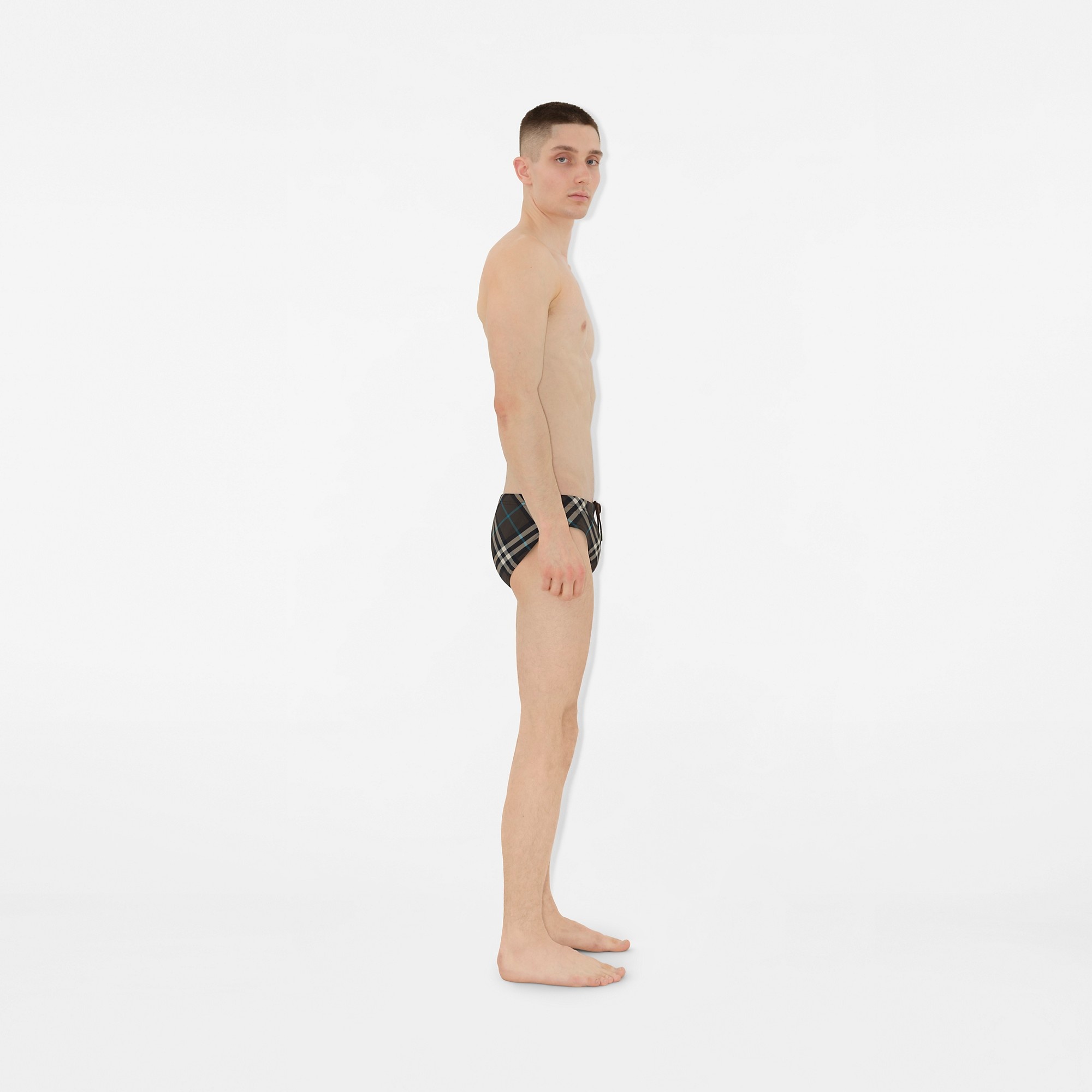 Check Swim Briefs - 3
