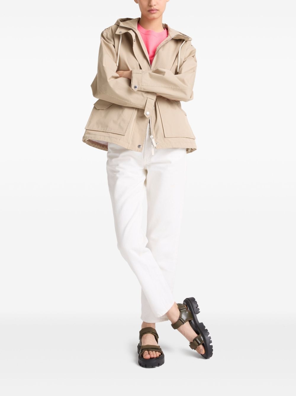 cotton-blend jacket - 4