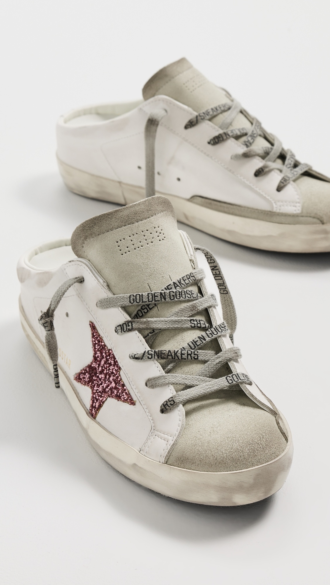 Bio Based Upper Glitter Star Sneakers - 4