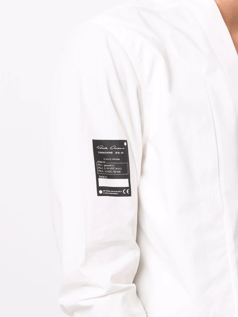 sleeve logo-patch shirt - 5