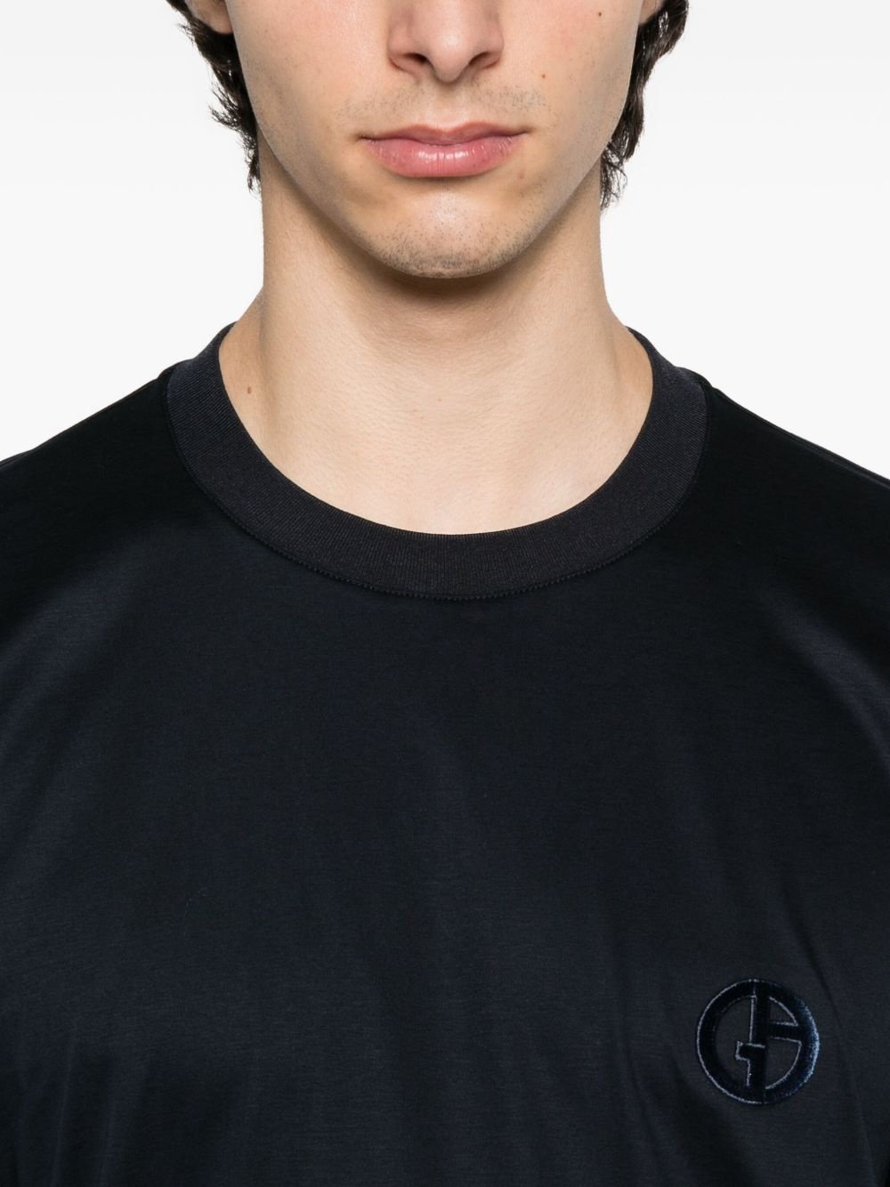 embroidered-logo T-shirt - 4