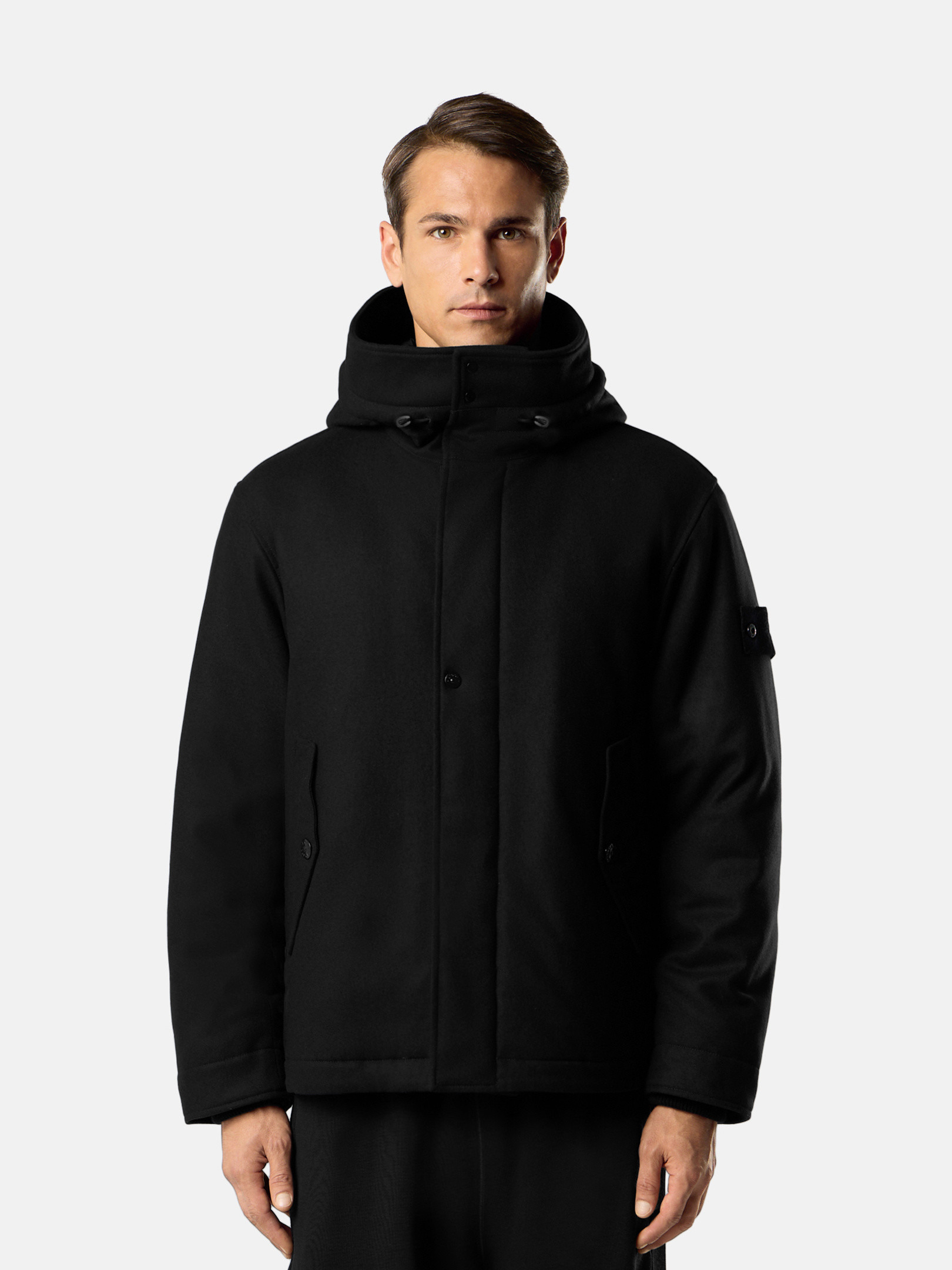 4100103 WOOL NYLON FLANNEL_STONE ISLAND GHOST - 2