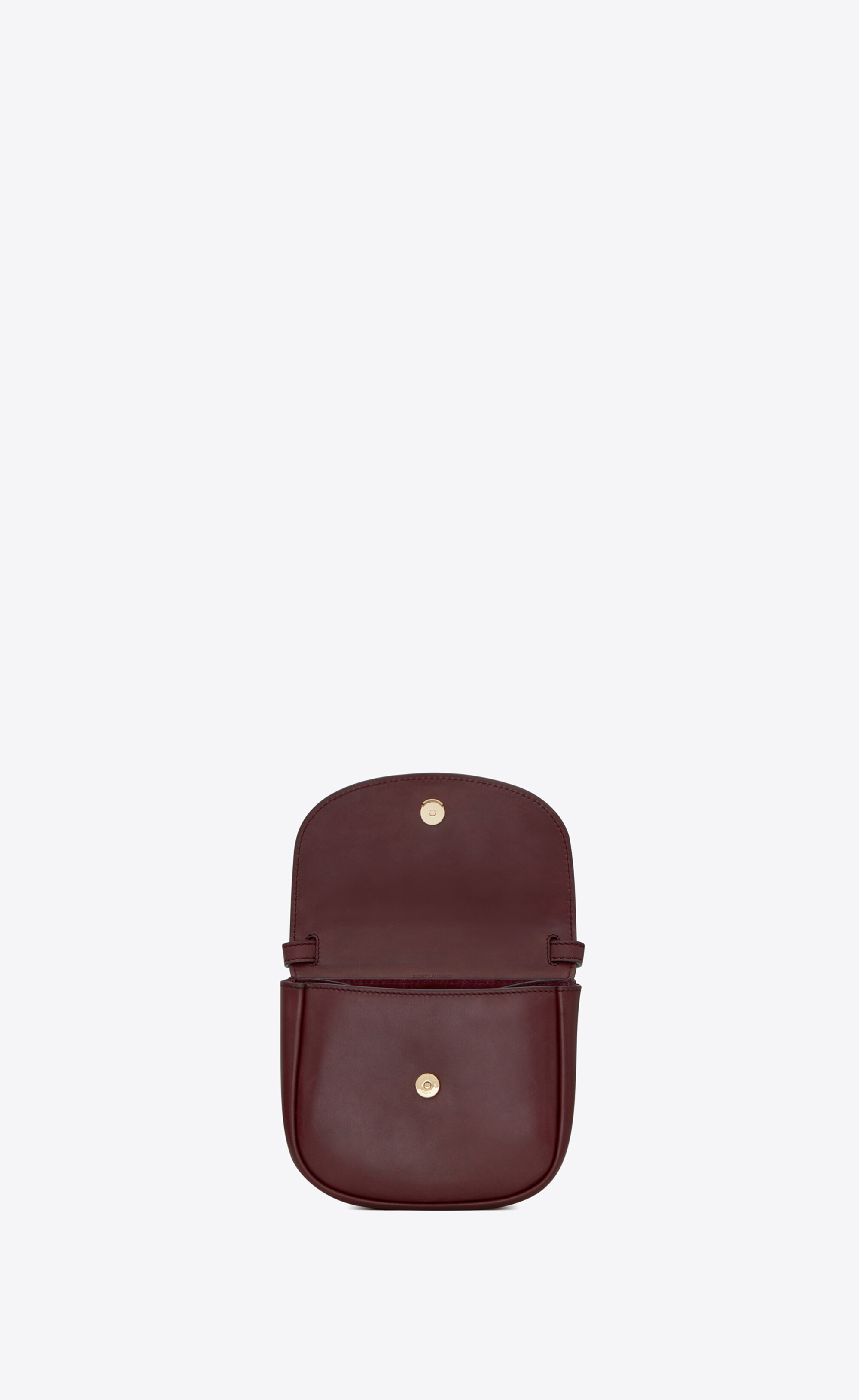 kaia small satchel in smooth leather - 5