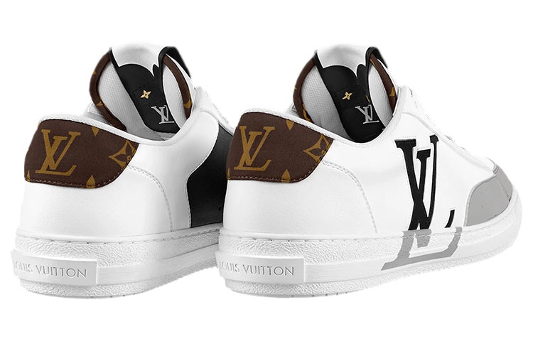 LOUIS VUITTON LV Charlie Sneakers 'Grey Black' 1A9JN6 - 4