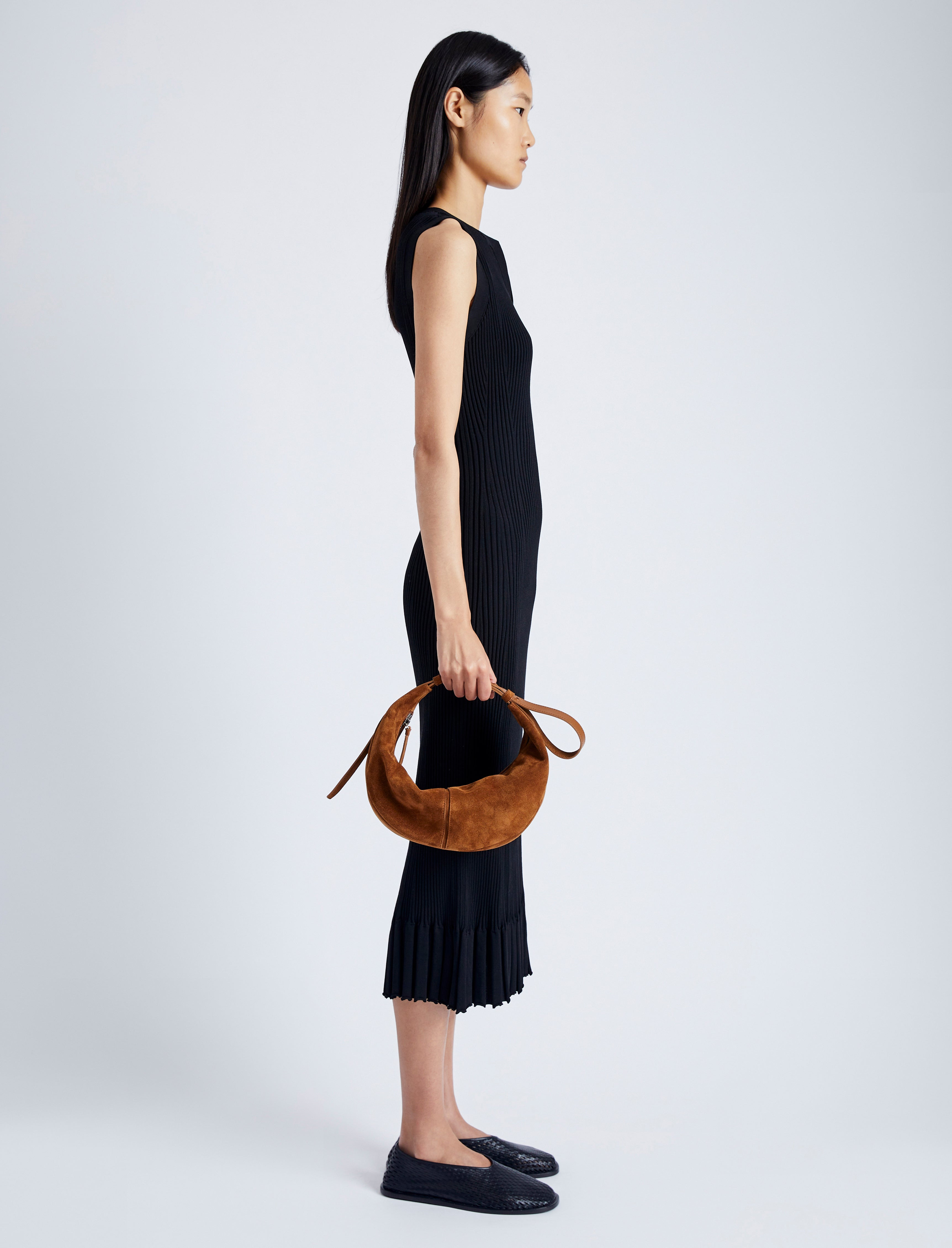 Slide Bag in Suede - 4